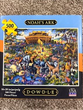 Dowdle Noah's Ark 500-Piece Jigsaw Puzzle - Blue